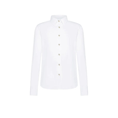 Camicia Donna Oxford Slim fit Bianco