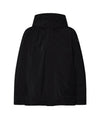 Parka Uomo Nero, corto, idrorepellente e antivento