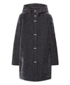 Parka Donna New Neo, con bottoni a barretta e cappuccio