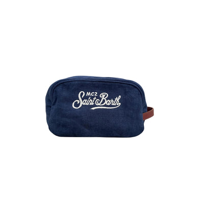 Acquista subito la Pochette Uomo, con zip e manico in ecopelle e tasca interna, firmata Saint Barth, su Old England: vieni a scoprire tutta la collezione sul nostro sito