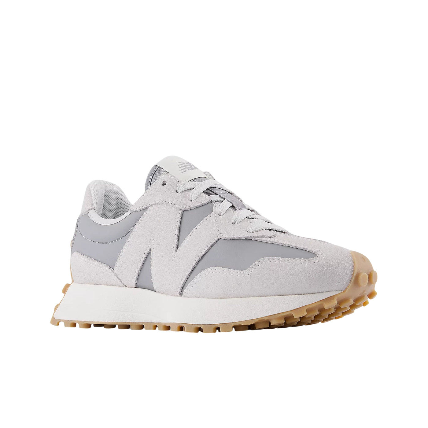 Sneakers Unisex 327, con maxi logo laterale ed inserti in mesh