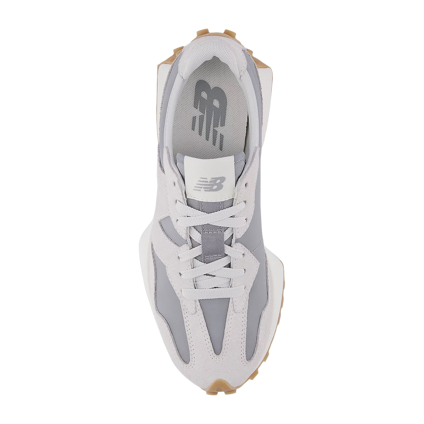 Sneakers Unisex 327, con maxi logo laterale ed inserti in mesh