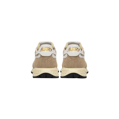 Sneakers Uomo Reelwind Low in nylon e suede Beige retro