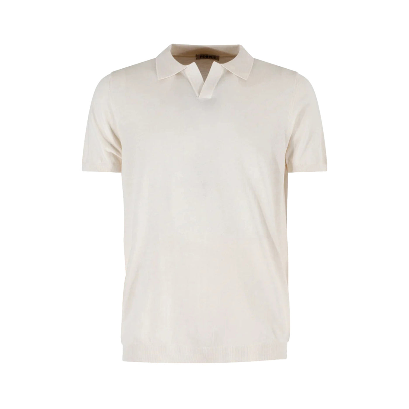 Men's polo shirt with ribbed armholes