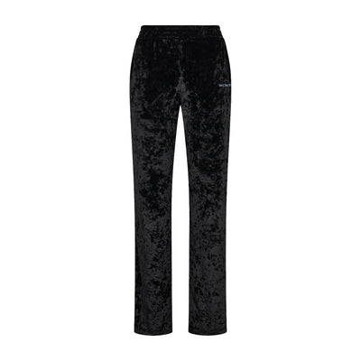 Pantaloni Donna Yvonne in ciniglia Nero