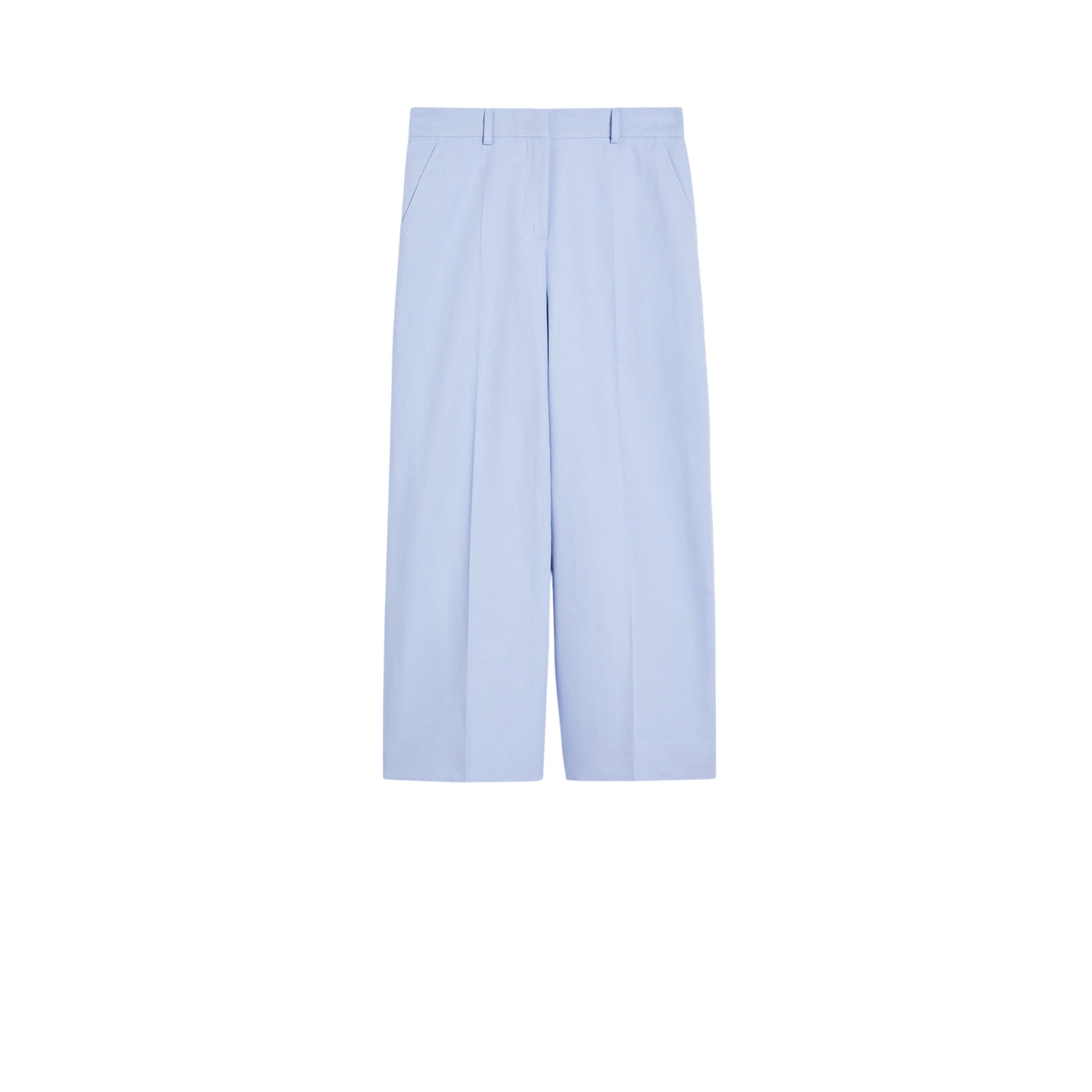 Pantaloni cropped Donna in cotone e lino