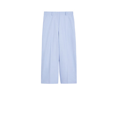 Pantaloni cropped Donna in cotone e lino