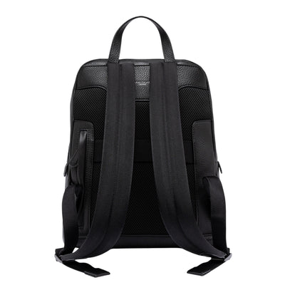 Zaino Uomo in pelle martellata nera retro