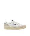 Sneakers Donna Medalist Low bianche e beige