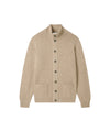 Cardigan Uomo con bottoni grandi Beige