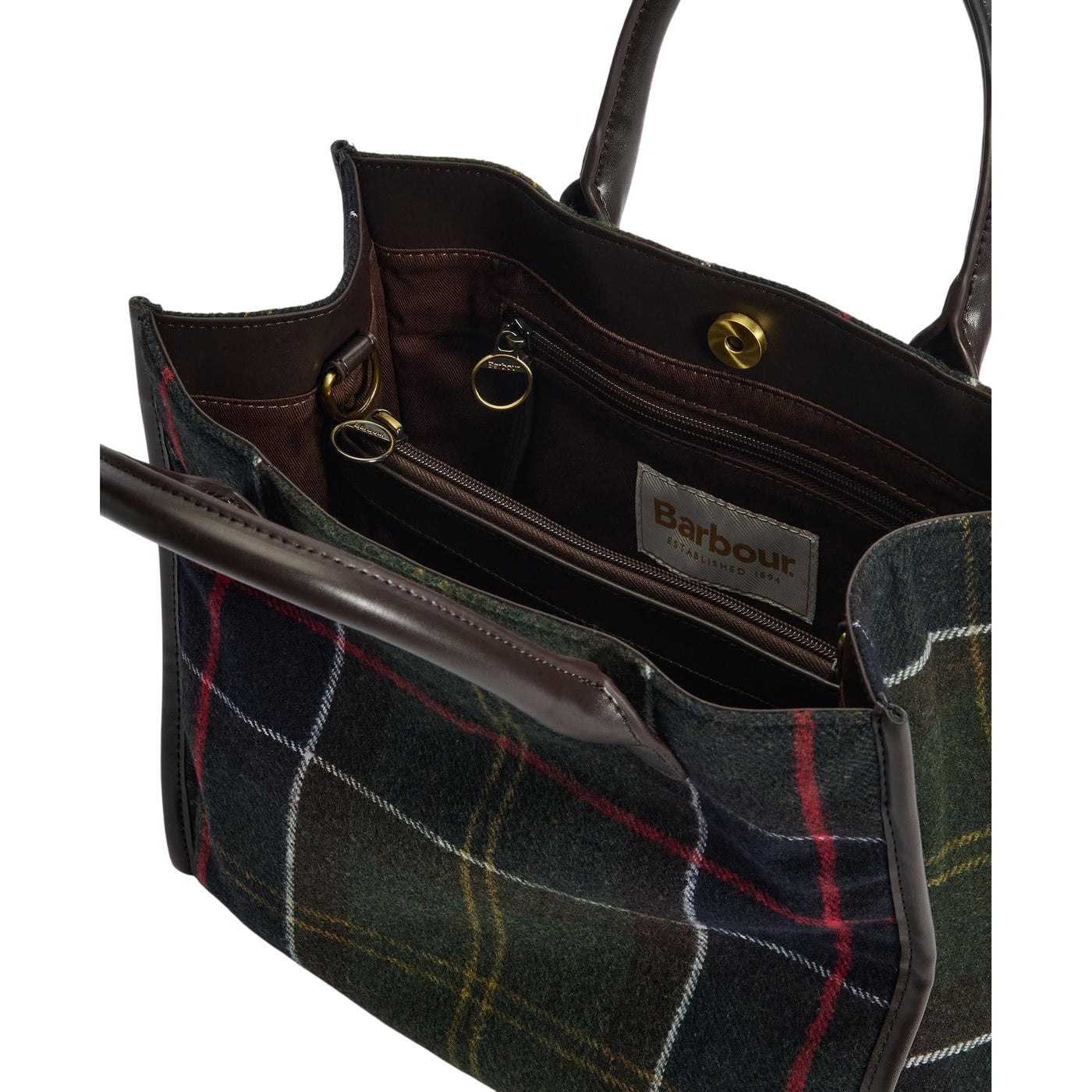 Borsa Donna media Barrhill tartan interno