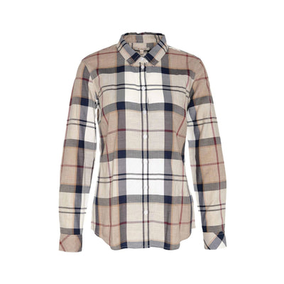 Camicia Donna Berton, dal taglio classico con motivo tartan