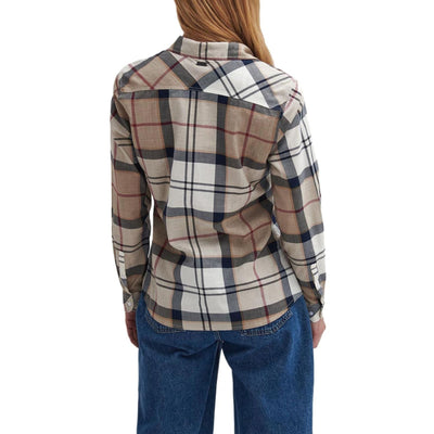 Camicia Donna Berton, dal taglio classico con motivo tartan