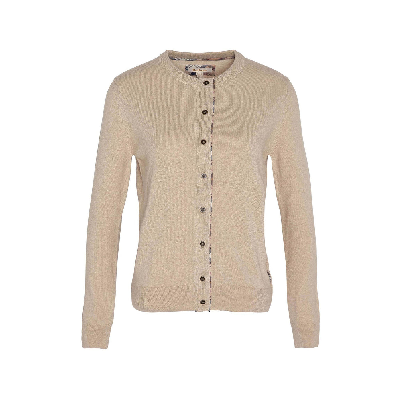 Cardigan Donna con toppe sui gomiti Beige