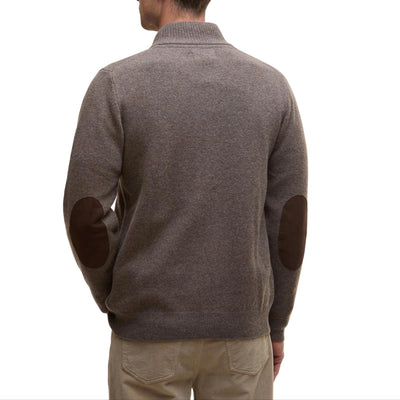 Cardigan Uomo con bottoni frontali e collo alto a costine
