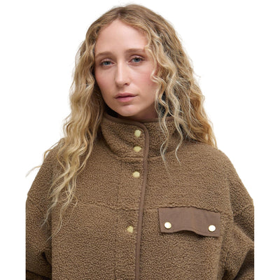 Giacca Donna Teddy modello Mabel modella frontale ravvicinata