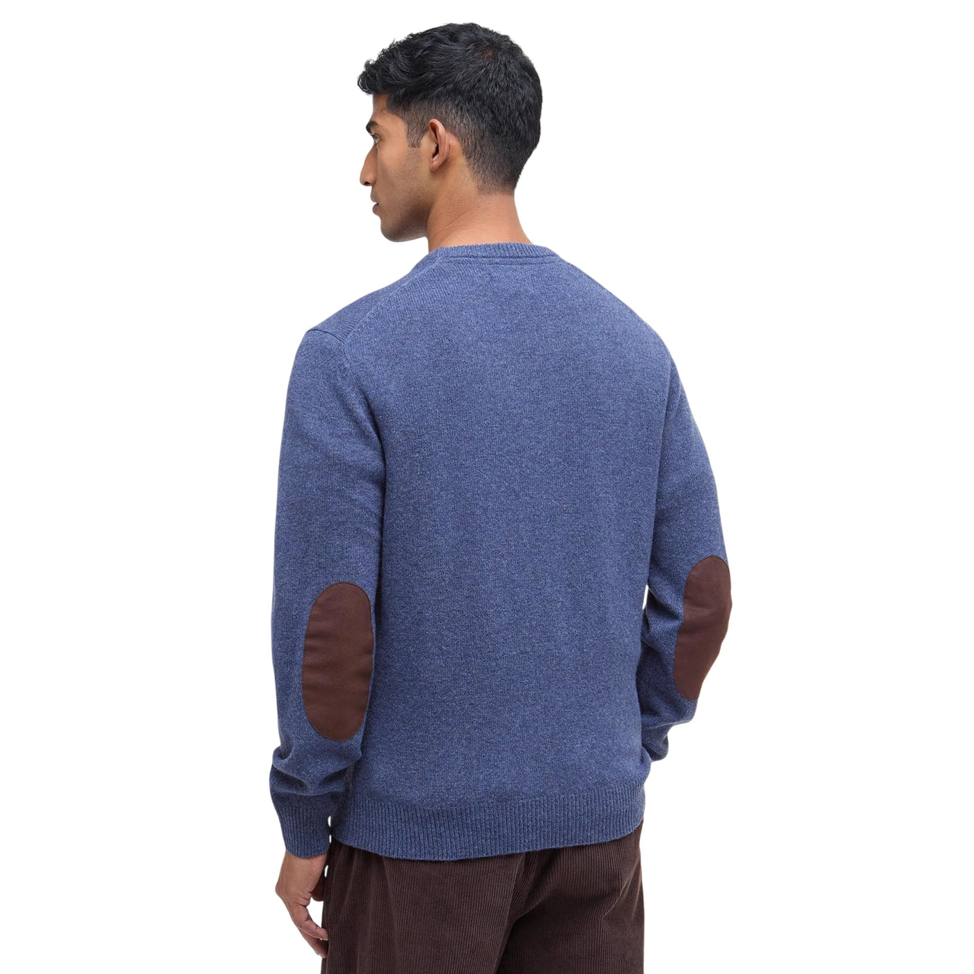 Maglia Uomo Essential con toppe Blu modello retro