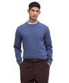 Maglia Uomo Essential con toppe Blu modello frontale