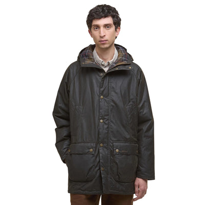 Parka Uomo Bedale con cappuccio modello frontale