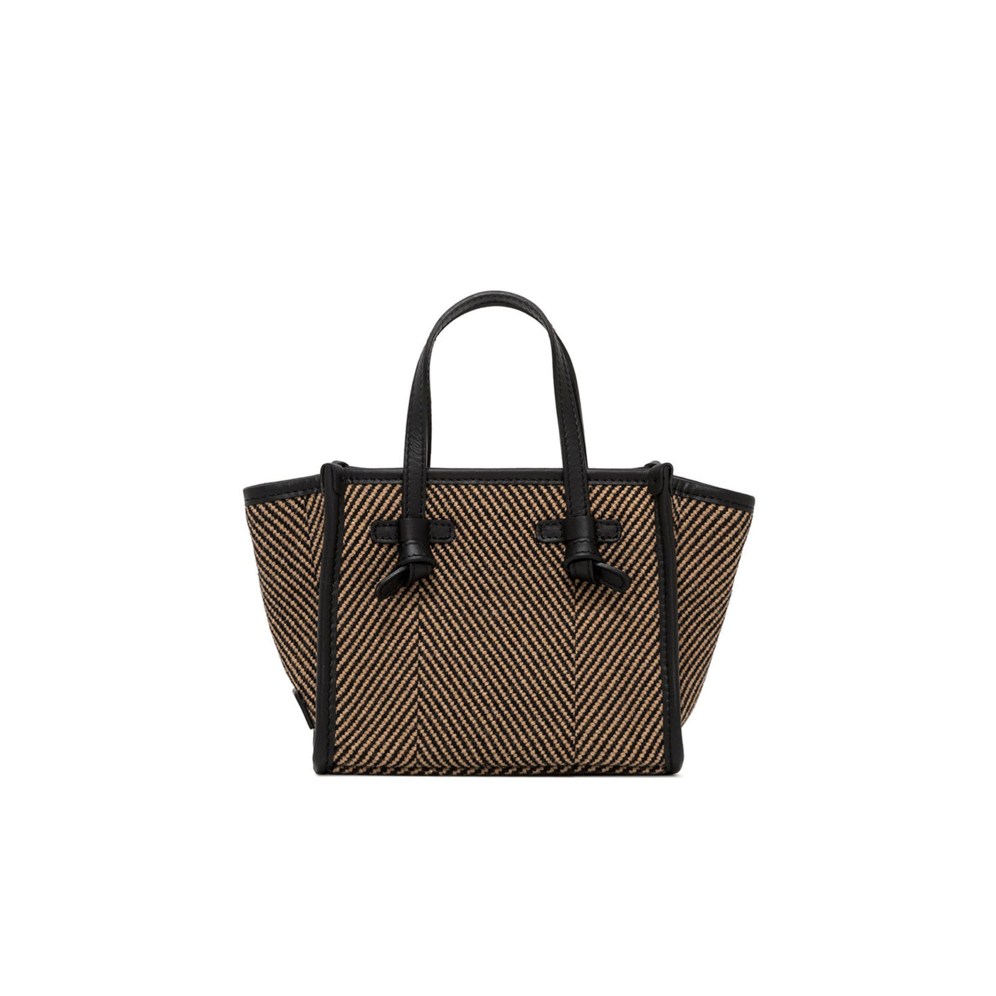 Women's bag in herringbone fabric