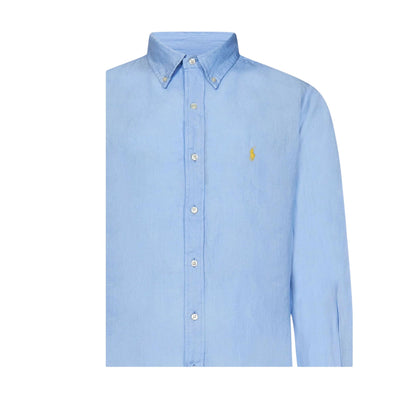 Men's shirt with yellow pony