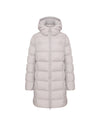 Donna Piumino Lungo Opaco con Cappuccio