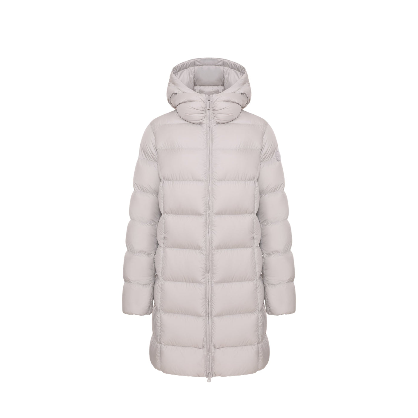 Donna Piumino Lungo Opaco con Cappuccio