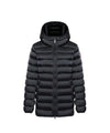 Piumino Donna medio Nero, con cappuccio e full zip