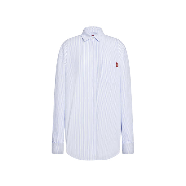 Camicia over Donna in cotone a righe