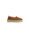 Espadrillas Donna scamosciate con suola doppia