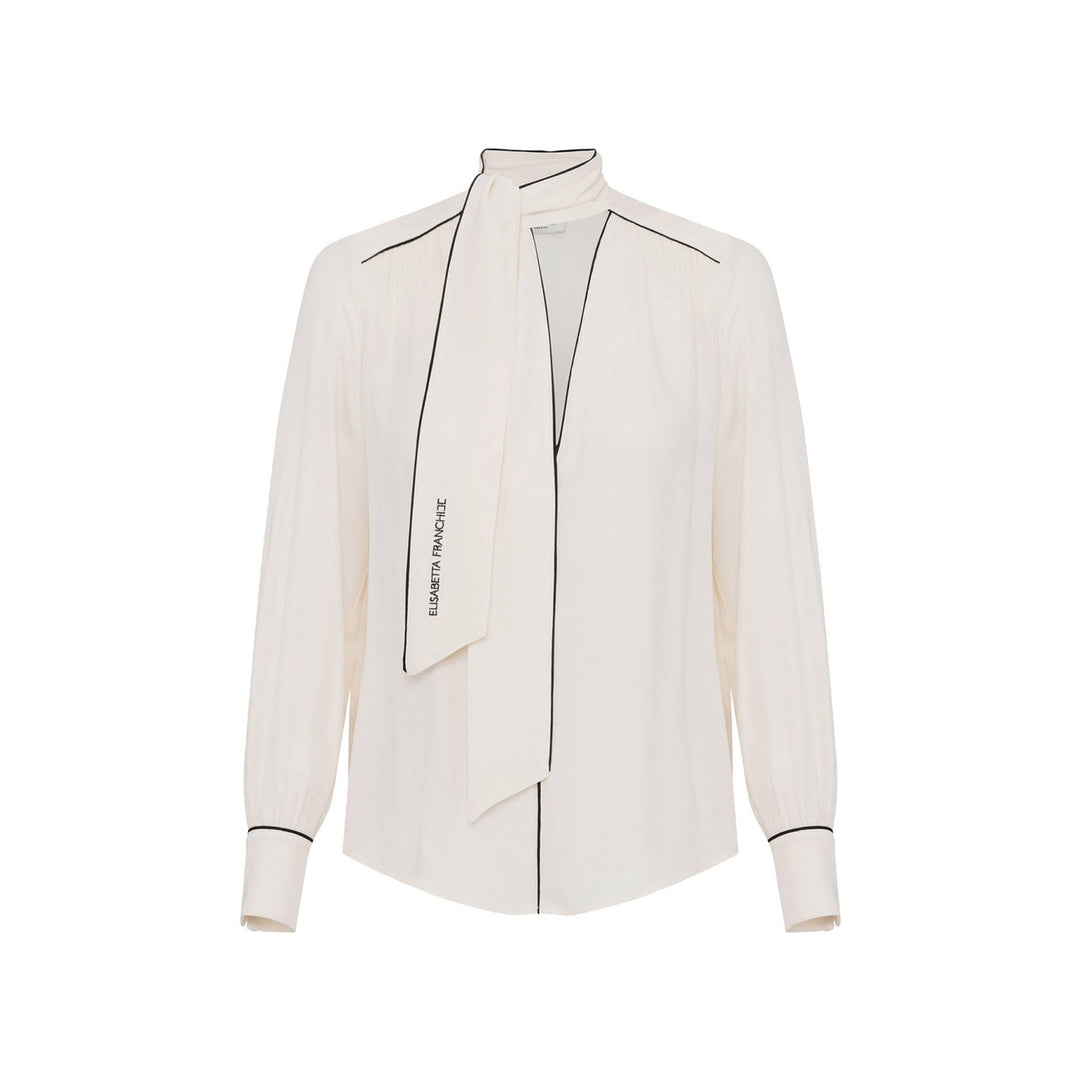 Shirt Camicia Con Sciarpa Relaxed-fit Shirt Jacket With Scarf