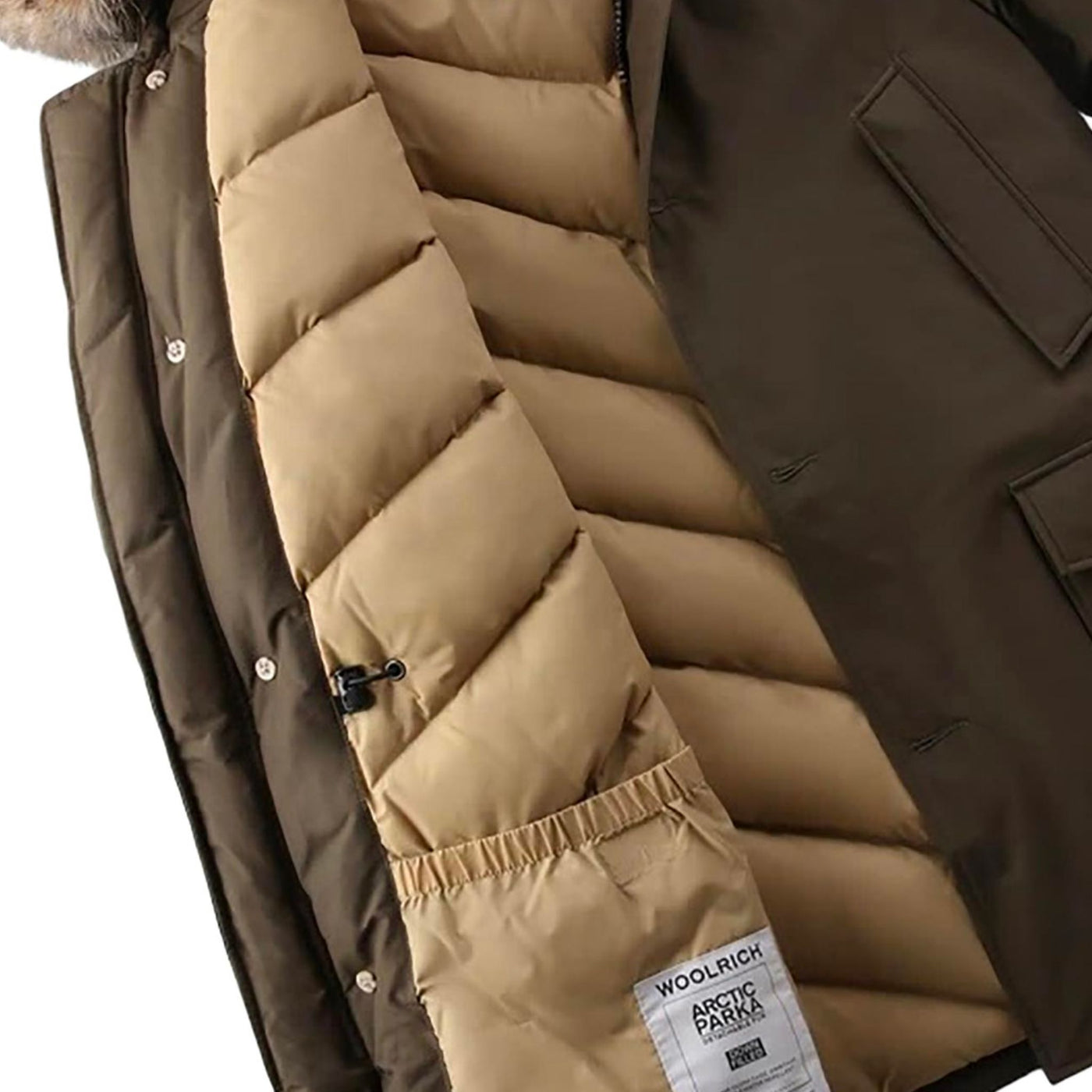 Men's jacket with eco down padding