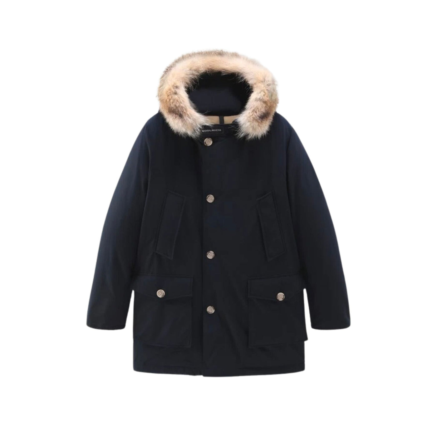 Men's jacket padded with fur