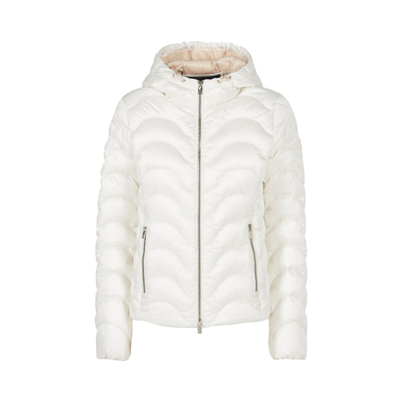 Women's solid color quilted jacket