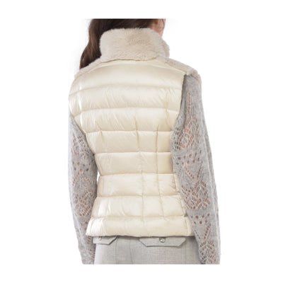 Gilet Donna in pelliccia sintetica con collo alto