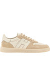 Sneakers Hogan Cool in pelle scamosciata beige