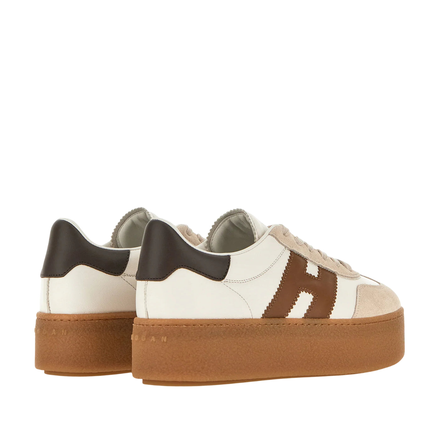 Sneakers Donna Cool, con logo laterale e suola platform a contrasto 