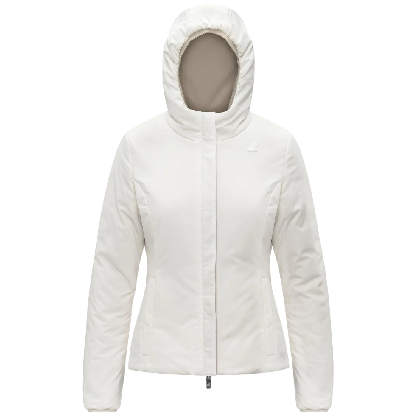 Giubbotto Donna imbottito Lily Double Beige/Bianco