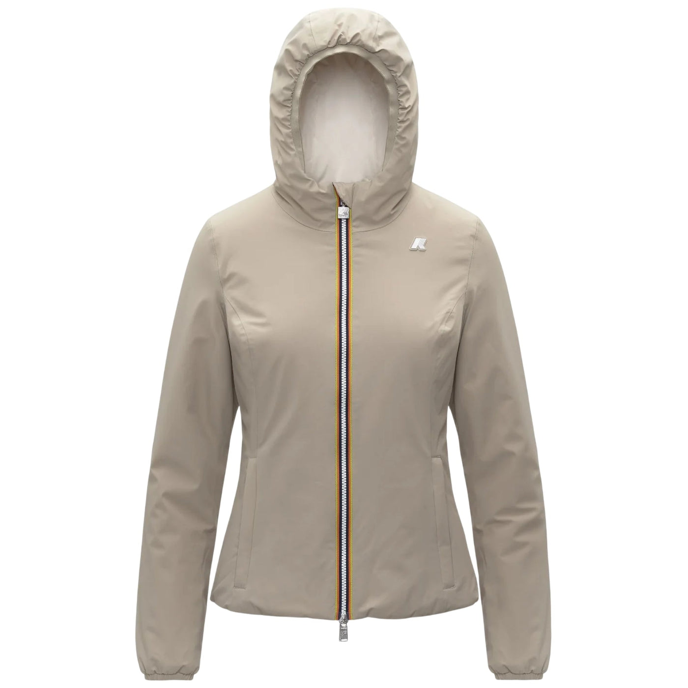 Giubbotto Donna imbottito Lily Double Beige/Bianco