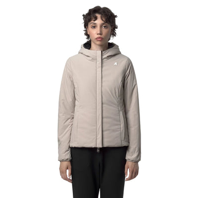 Giubbotto Donna imbottito Lily Double Nero/Beige