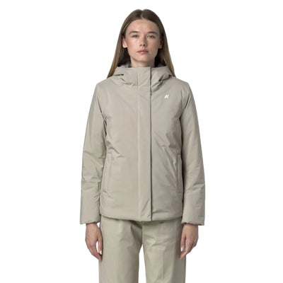 Giubbotto Donna Lil Soft Touch Marmotta Beige modella frontale