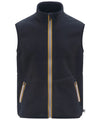 Gilet Uomo Yannick reversibile in pile caldo blu