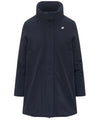 Giubbotto medio Donna con zip e patta Blu