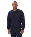 Felpa Uomo Navy, in cotone, con logo sul petto