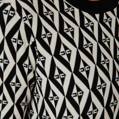 Maglia Donna monogram con ricamo