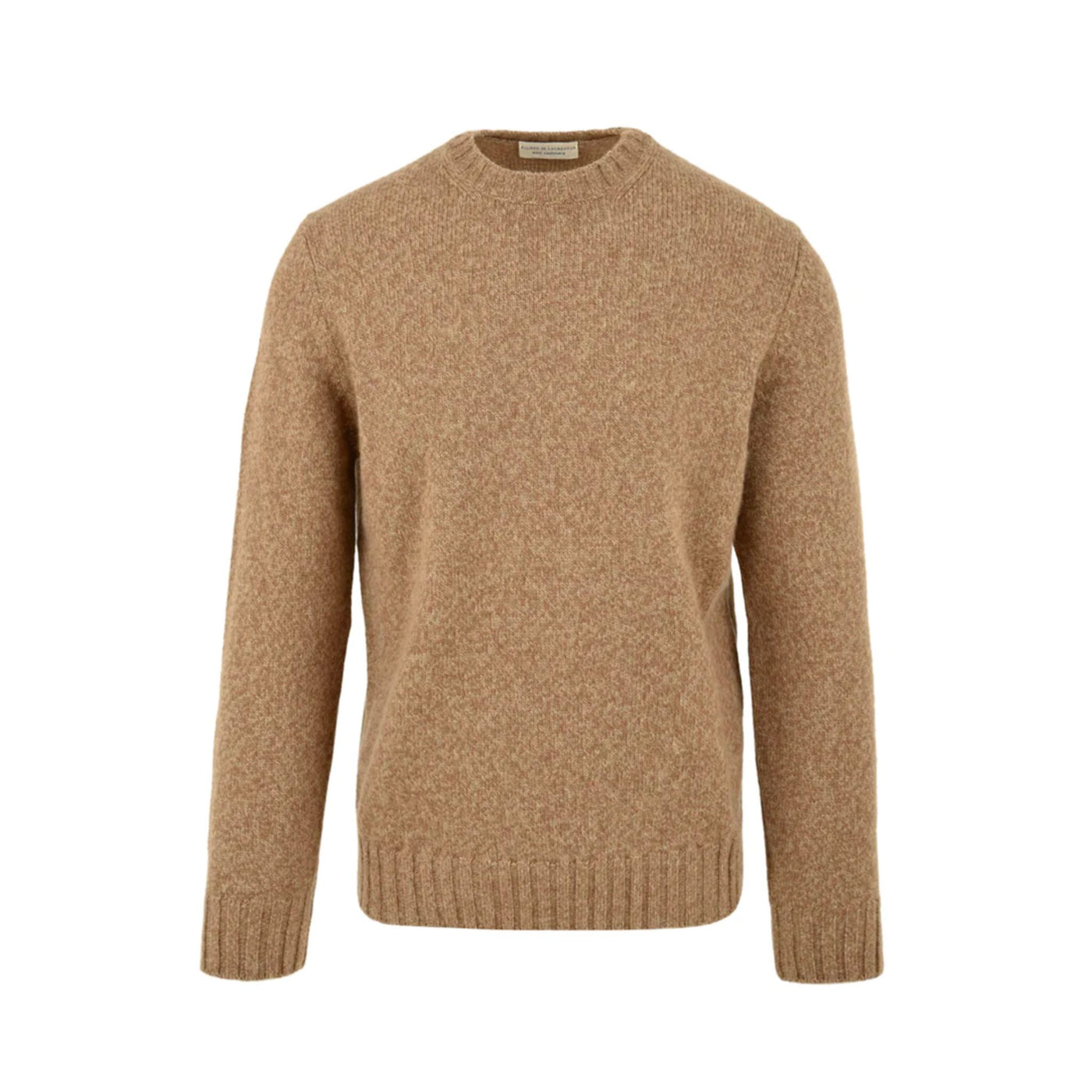 Men's melange wool sweater