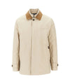Giubbotto Uomo Corto in cotone e nylon Beige