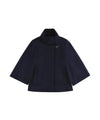 Cappa Donna in panno di lana Navy