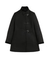 Cappotto Donna Virgina Coat in panno di lana Nero