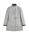 Cappotto Donna Virgina Coat in panno di lana Grigio